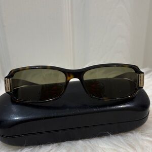 Gucci vintage Tortoise shell Frame Sunglasses with brown Lenses